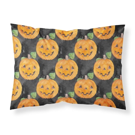 Carolines Treasures Carolines Treasures BB7524PILLOWCASE Watecolor Halloween Jack-O-Lantern Fabric Standard Pillowcase BB7524PILLOWCASE